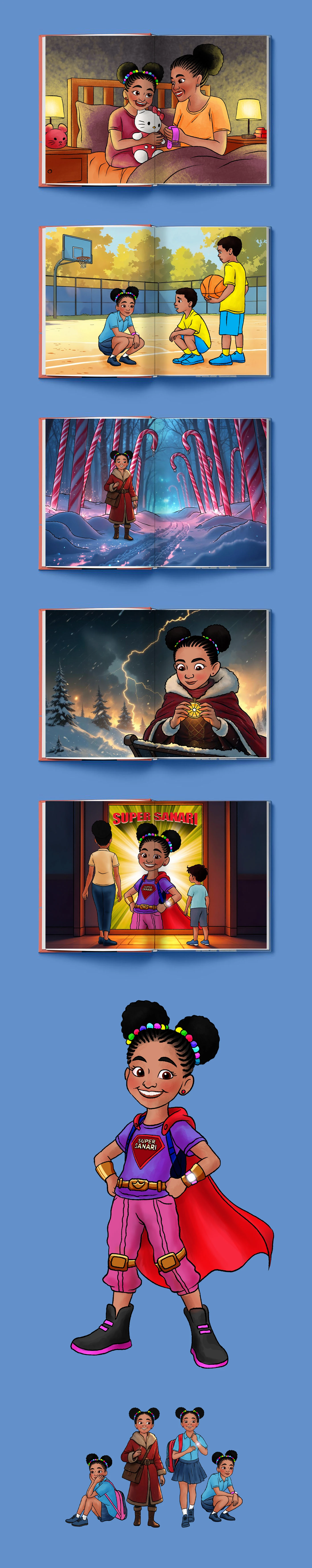 Young Hero Book Project — children's books design